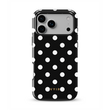 Classic Polka Dots, Black Noir - Tough MagSafe iPhone-Hülle