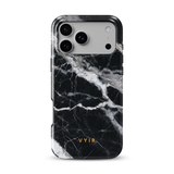 Italian Marble Schwarz - Tough MagSafe iPhone Handyhülle