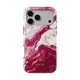 Italian Marble Burgunderrot - Tough MagSafe iPhone Handyhülle