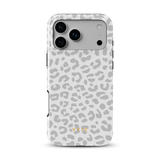 Leopard Elegance Grau - Tough MagSafe iPhone-Hülle