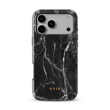 Pure Marble Black - Tough MagSafe iPhone-Handyhülle