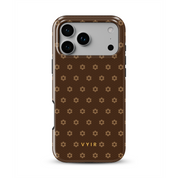 VYIR Signature Flowers, Chocolate Brown - Shockproof MagSafe iPhone Case - VYIR