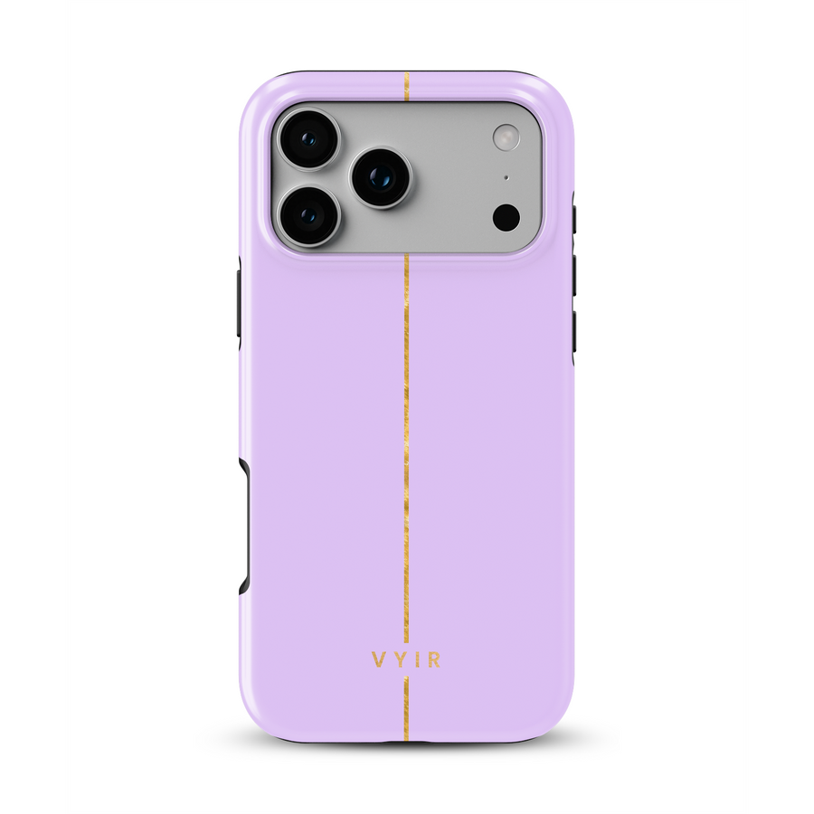 VYIR Signature Golden Line, Lavendellila - Tough MagSafe iPhone-Hülle