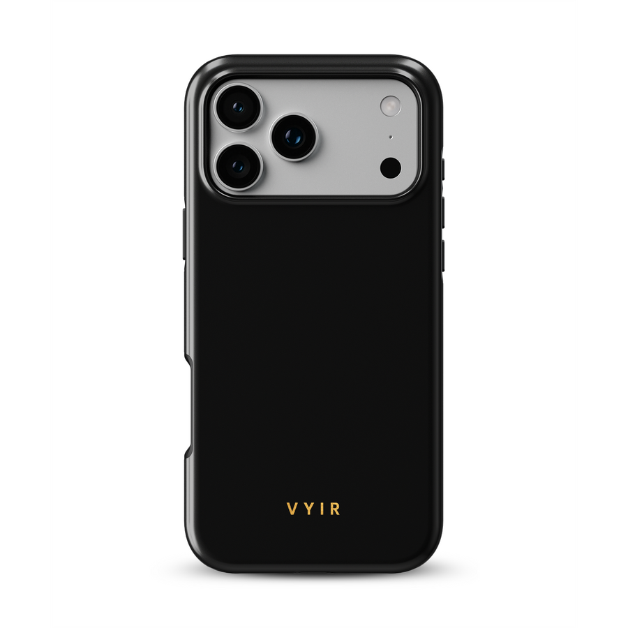 VYIR Signature Solid Colors, Schwarz - Tough MagSafe-iPhone-Hülle