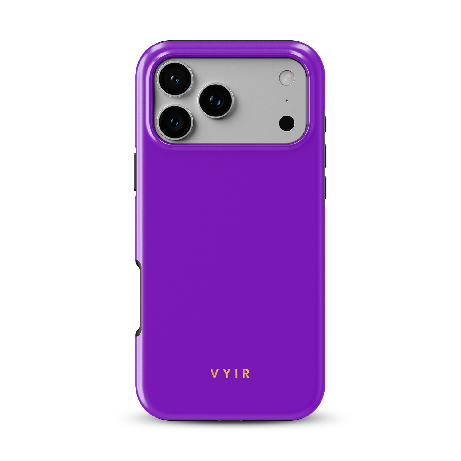 VYIR Signature Solid Colors, Purple - Shockproof MagSafe iPhone Case - VYIR