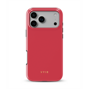 VYIR Signature Solid Colors, Red - Shockproof MagSafe iPhone Case - VYIR
