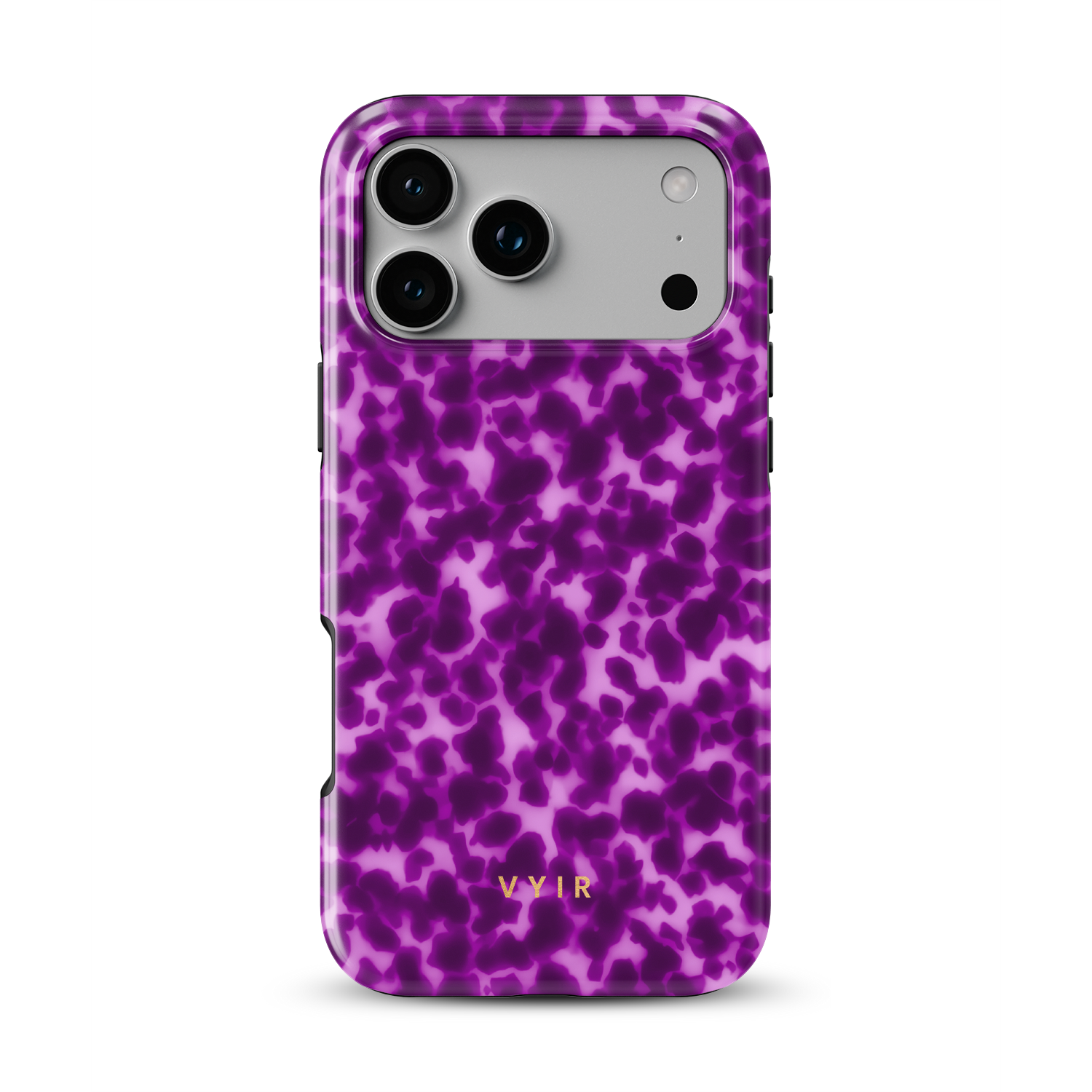 Tortoiseshell, Purple - Shockproof Phone Case - VYIR