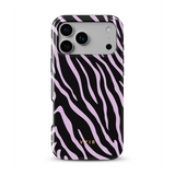 Zebra Luxe, Hellviolett - Tough MagSafe-iPhone-Hülle