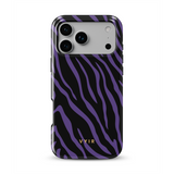 Zebra Luxe, Violett - Tough MagSafe-iPhone-Hülle