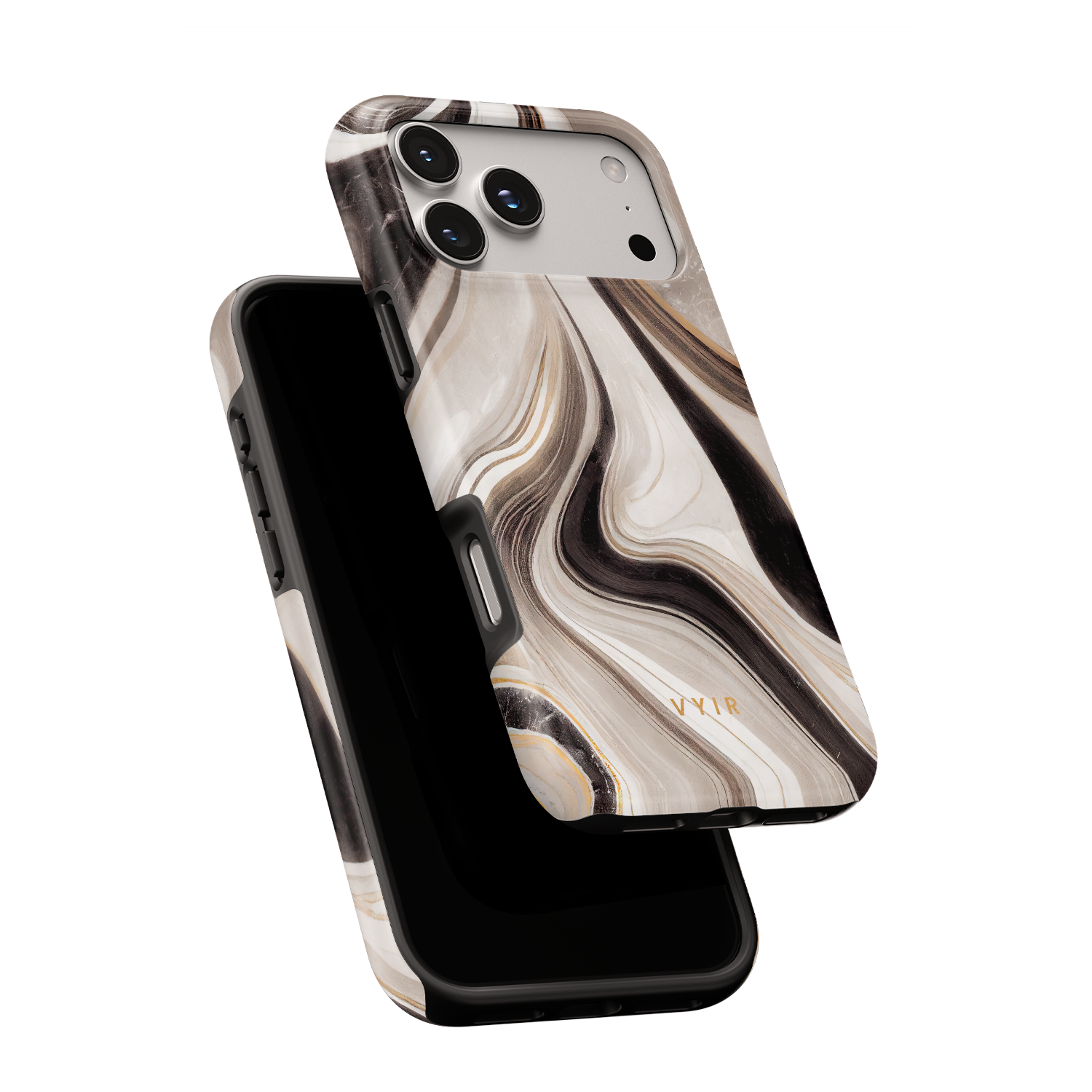 Cocoa Marble - Shockproof Phone Case - VYIR