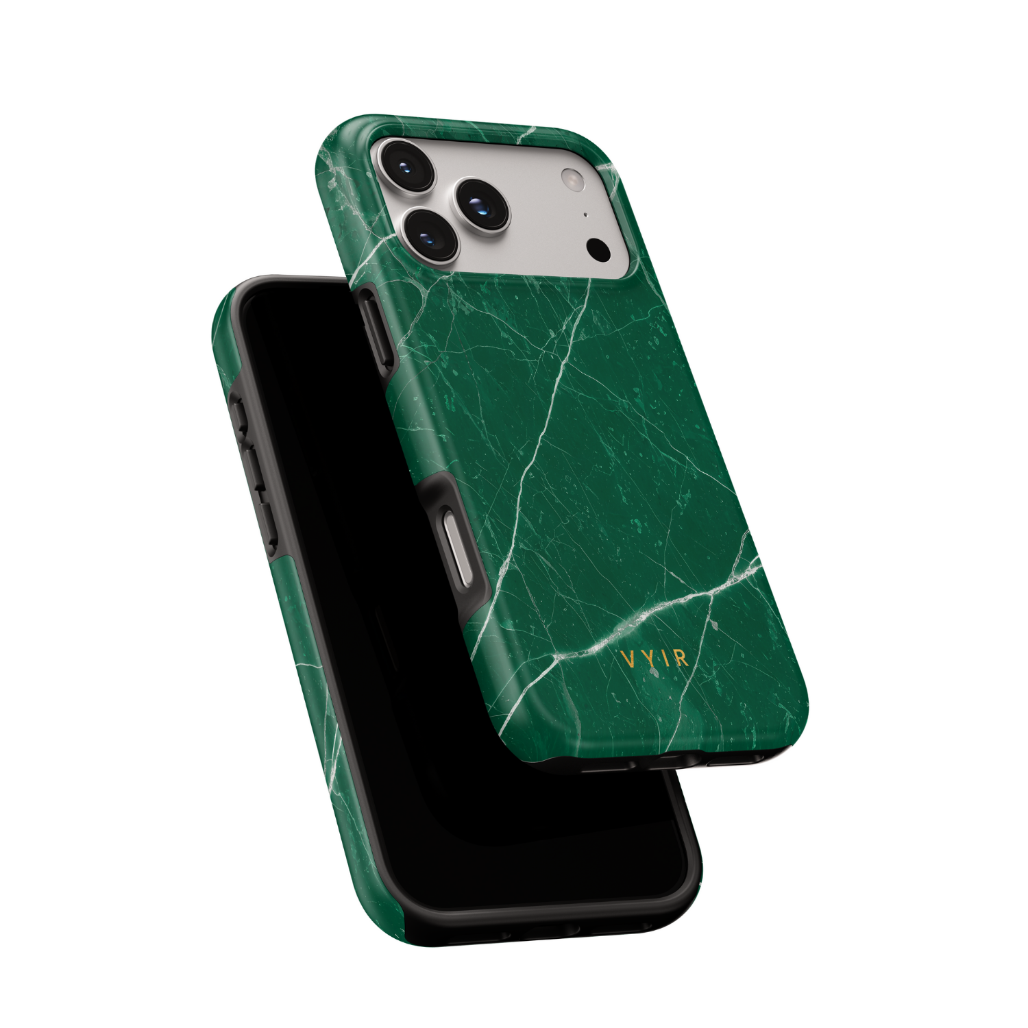Pure Marble Green - Shockproof Phone Case - VYIR