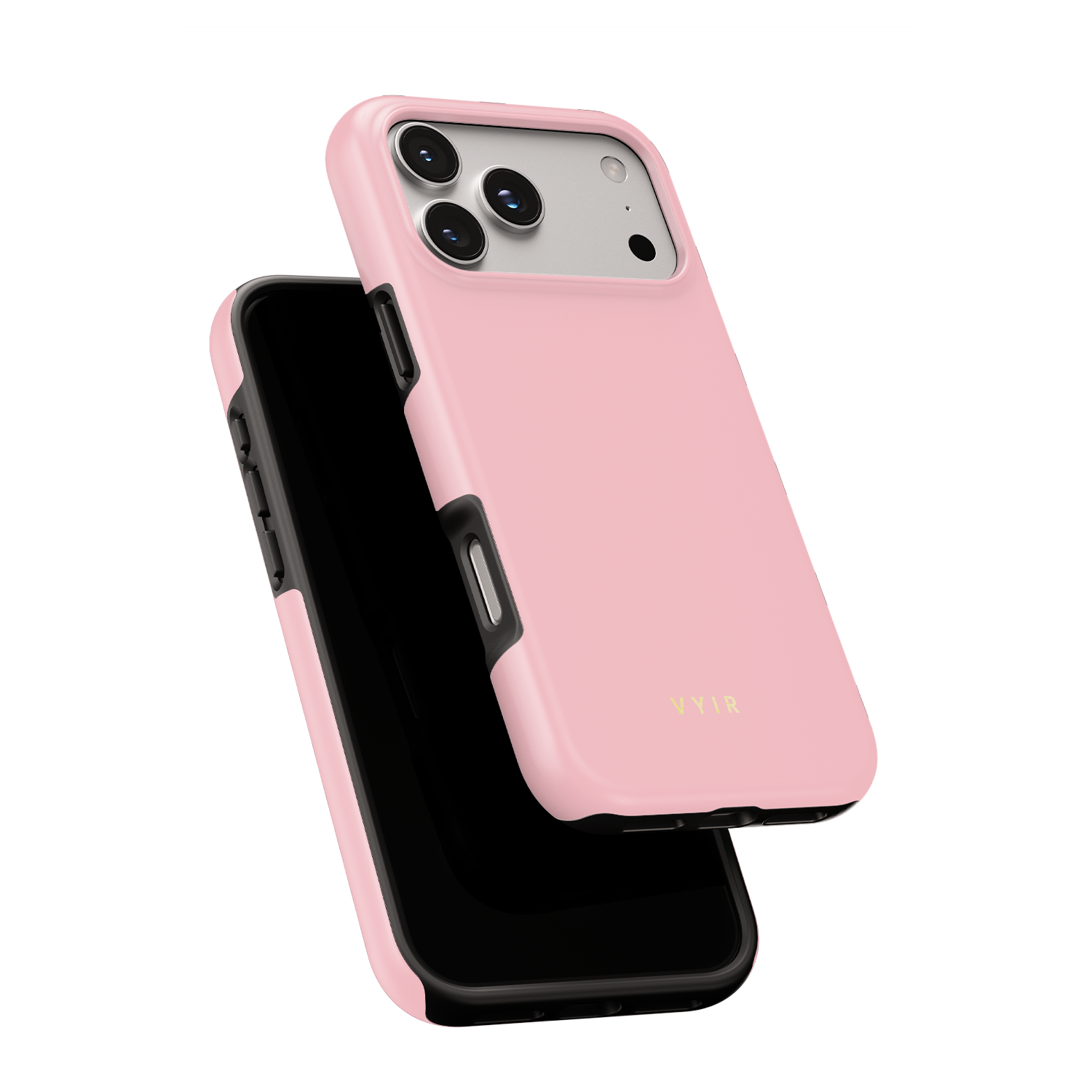 VYIR Signature Solid Colors, Light Pink - Shockproof Phone Case - VYIR