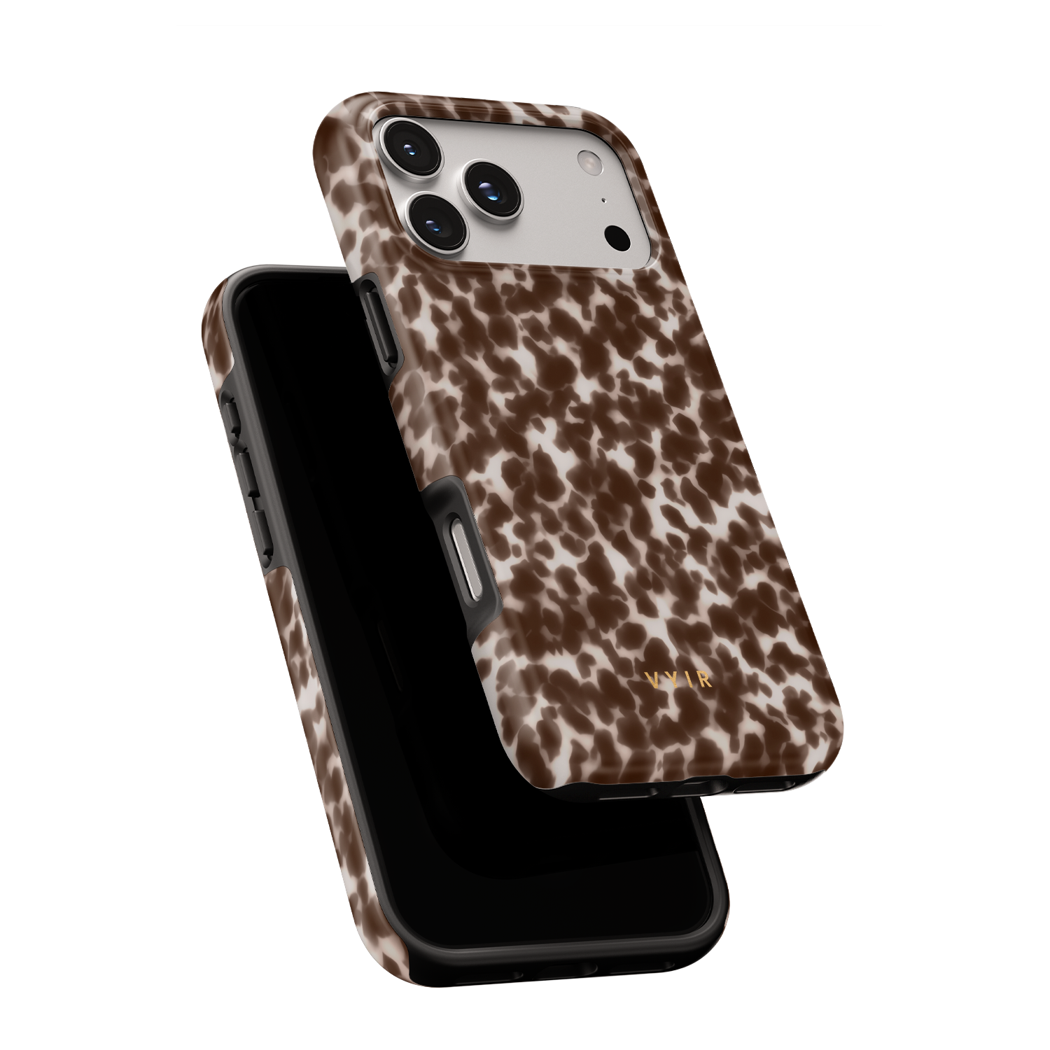 Tortoiseshell, Mocha - Shockproof MagSafe iPhone Case - VYIR