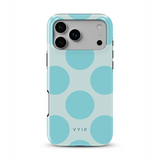 Big Polka Dots, Lagoon - Tough iPhone-Hülle