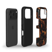 Tortoiseshell, Golden Brown - Shockproof Phone Case - VYIR