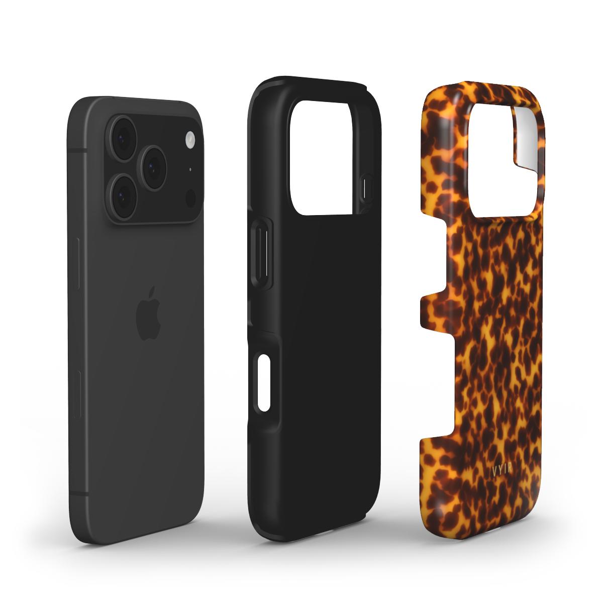 Tortoiseshell, Amber - Shockproof Phone Case - VYIR