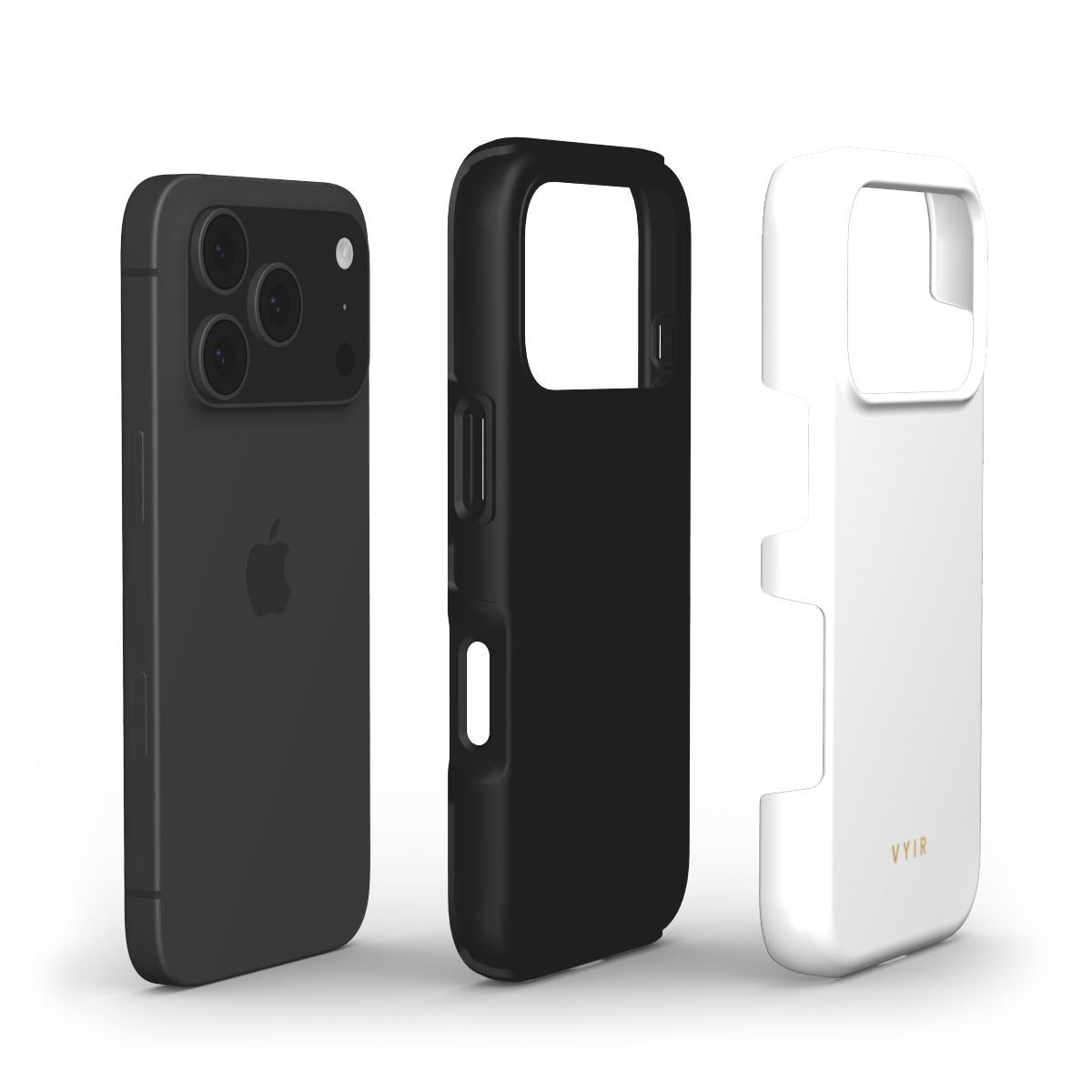 VYIR Signature Solid Colors, White - Shockproof Phone Case - VYIR