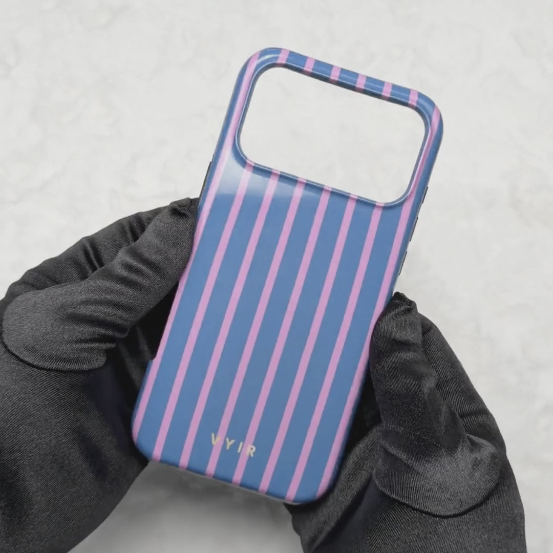 Vertical Stripes, Periwinkle Dream - Tough Handyhülle