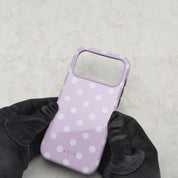 Classic Polka Dots, Pastel Pink - Tough Handyhülle
