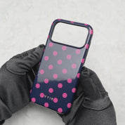 Classic Polka Dots, Hotspot - Tough Handyhülle